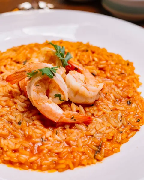 Risoto de Camarão